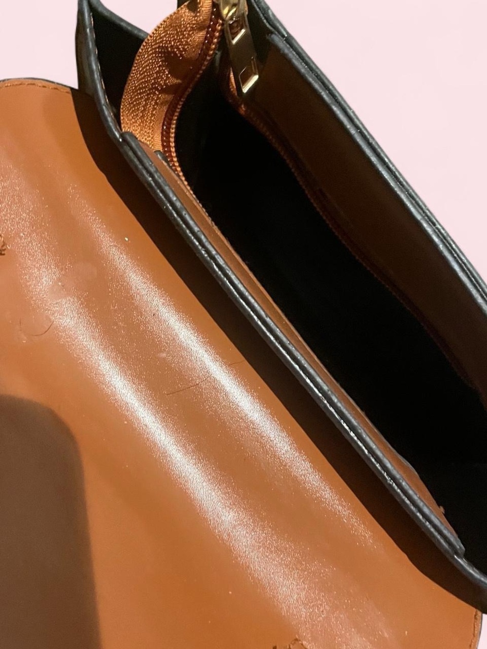 Two Brown Satchel Bags - Picture 3 of 4